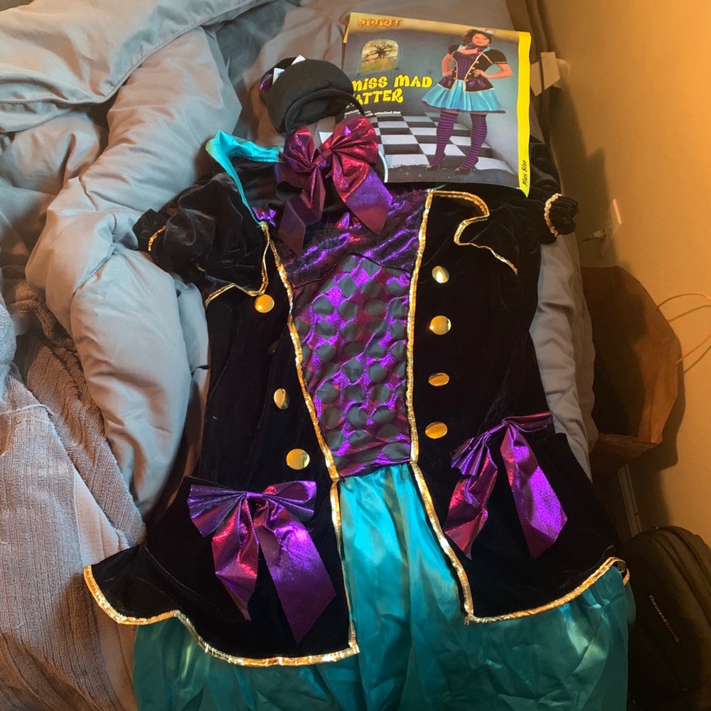 Plus size Miss Mad Hatter costume